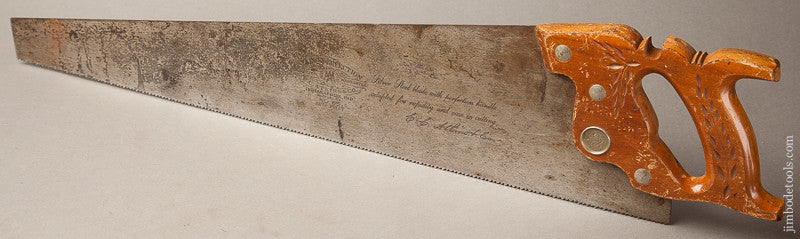  8 point 26 inch Crosscut ATKINS No. 65 Hand Saw 