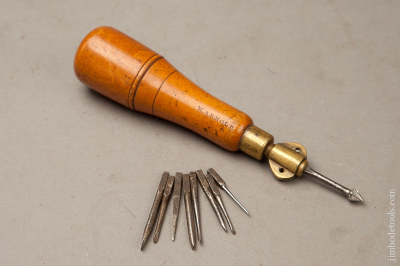  7 1/2 inch Boxwood Tool Handle with Nine Bits 
