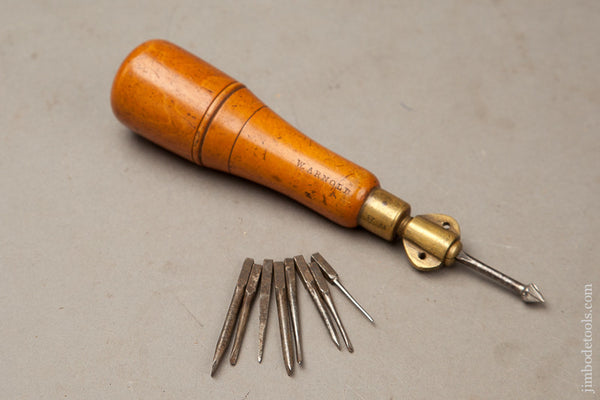  7 1/2 inch Boxwood Tool Handle with Nine Bits 