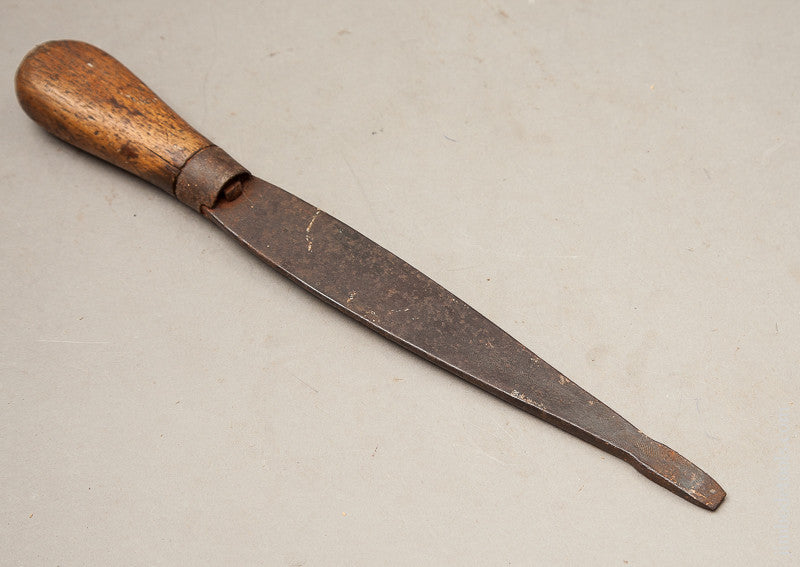 Early 14 inch Turn Screw Made from a File!