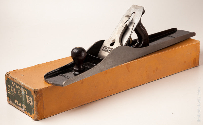  STANLEY NO. 8 Jointer Plane Type 16 circa 1933-41 MINT in its RARE and Original SWEETHEART Paste Board Box 