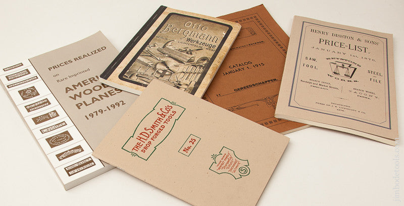  Assortment of 5 Tool Books, Reprints, and Catalogs 