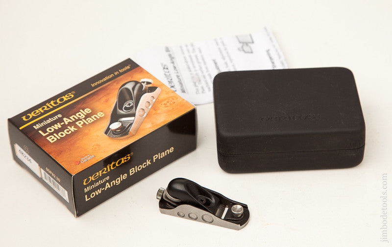 VERITAS Miniature 3/4 x2 3/8 inch Low-Angle Block Plane MINT in Original Box