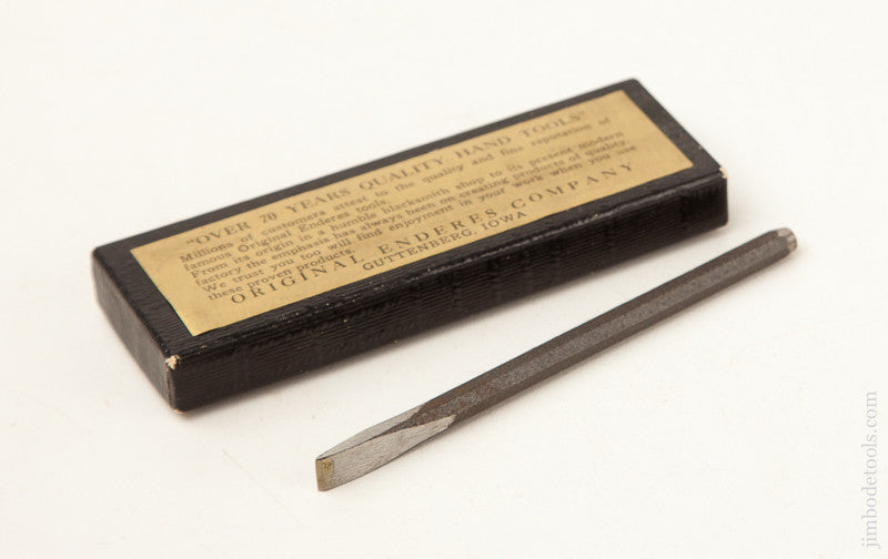  ENDERES CO. Salesman's Sample Chisel MINT in Original Box 