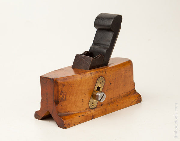 Awesome! 2 1/4 x 5 5/8 inch Boxwood and Ebony Chamfer Plane 