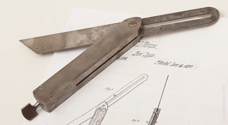 Clean 9 inch ROBINSON June 14, 1870 Patent ST. JOHNSBURY TOOL CO. Bevel