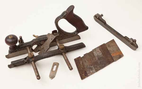 STANLEY No. 46 Skew Cutter Combination Plane 100% COMPLETE Type 6 circa 1885-92