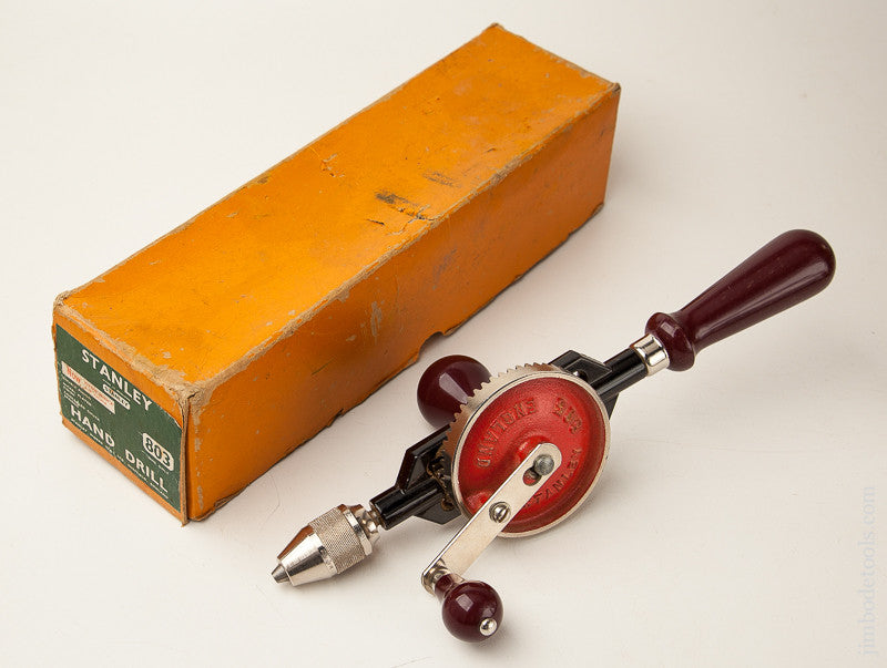 STANLEY No. 803 Hand Drill in Original Box