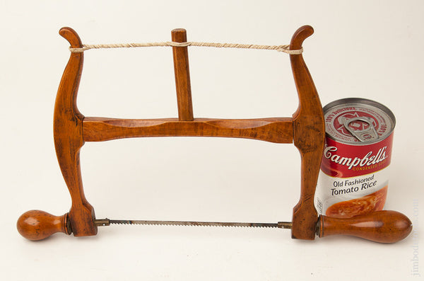 Adorable Six inch Miniature Curvy English Boxwood Bow Saw 