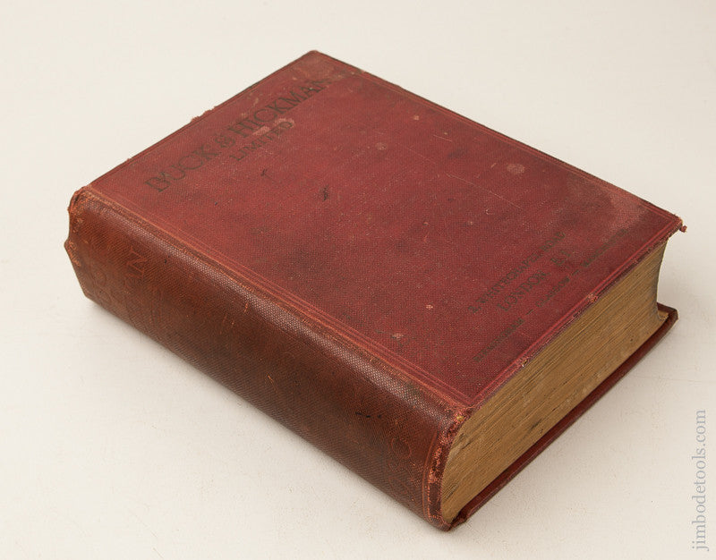 Book:  1930 BUCK & HICKMAN GENERAL CATALOGUE 