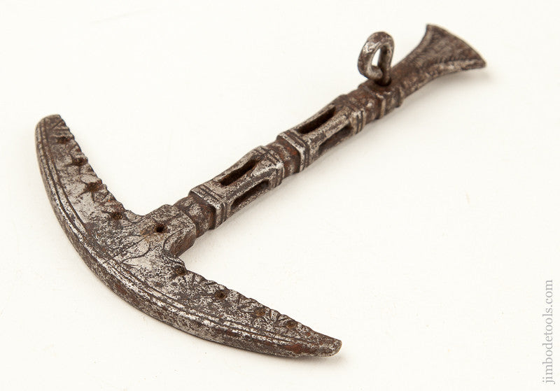 Irreplaceable! 17th Century Lavishly Decorated Flint Knapping Hammer 
