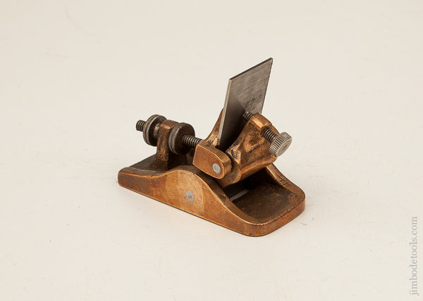 Awesome! Miniature 2 7/8 inch Brass Scraper Plane