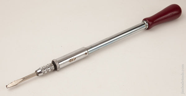 MADE IN ENGLAND Version of the STANLEY No. 131A Spiral Ratchet Screwdriver with One Bit