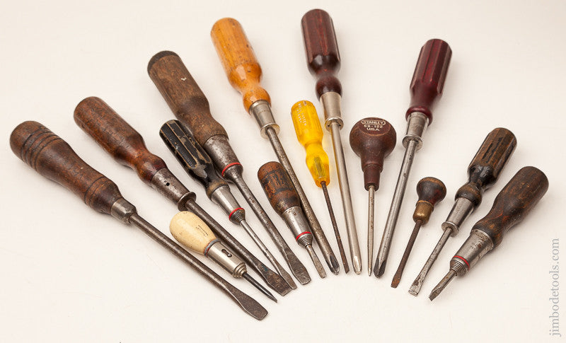  Selection of 14 Unusual STANLEY Screwdrivers 