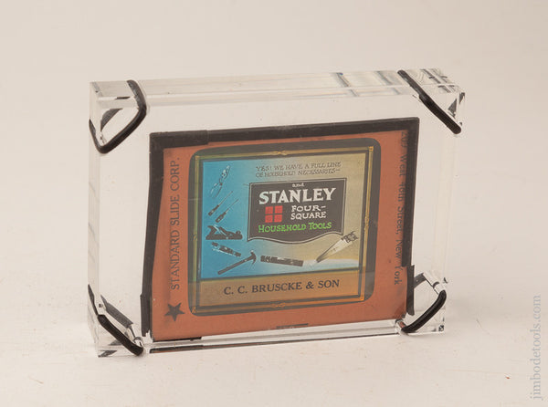  Rare! STANLEY FOUR SQUARE Advertising Slide 