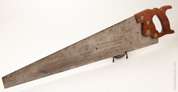 Near New! 10 point 26 inch ATKINS No. 65 Crosscut Hand Saw