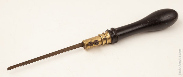 Ebony and Brass Pad Saw 