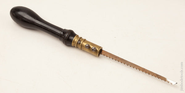 Ebony and Brass Pad Saw 