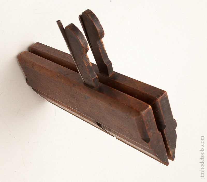 Pair of Side Rabbet Moulding Planes by HATHERSICH MANCHESTER circa 1797-1851
