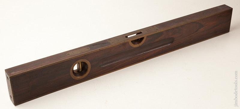 Near Mint! 26 inch STANLEY No. 96 Carpenter's Adjustable Plumb and Level circa 1910-18 