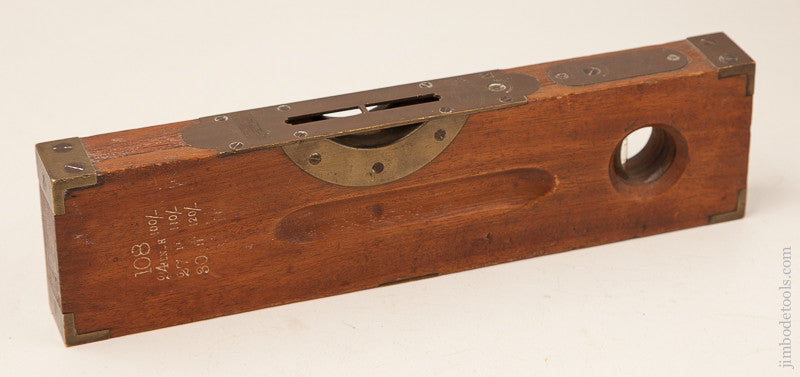 Fine and Rare! 12 inch RABONE Salesman's Sample Level with Prices for Each Available Length! 