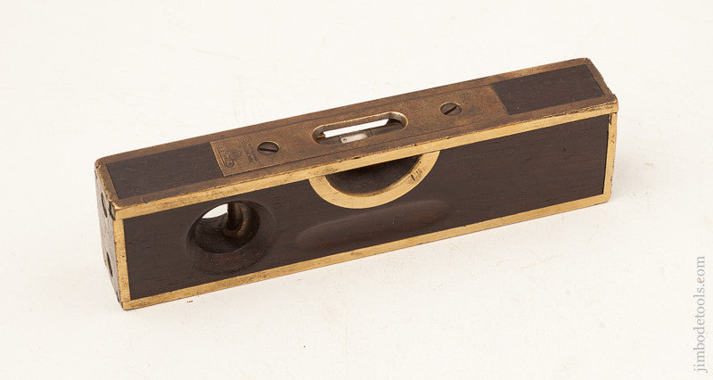  STANLEY NO.98 Rosewood and Brass Six inch Level SWEETHEART 
