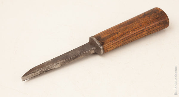 18th Century 3/8 x 10 3/4 inch PHILIP LAY Pig Sticker Mortise Chisel