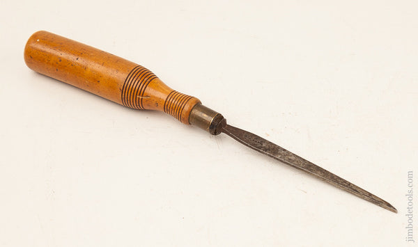 1/8 x 10 inch WARD Boxwood Handled Sash Mortise Chisel 