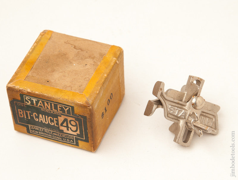 STANLEY NO. 49 Bit Gauge MINT in Original Box 