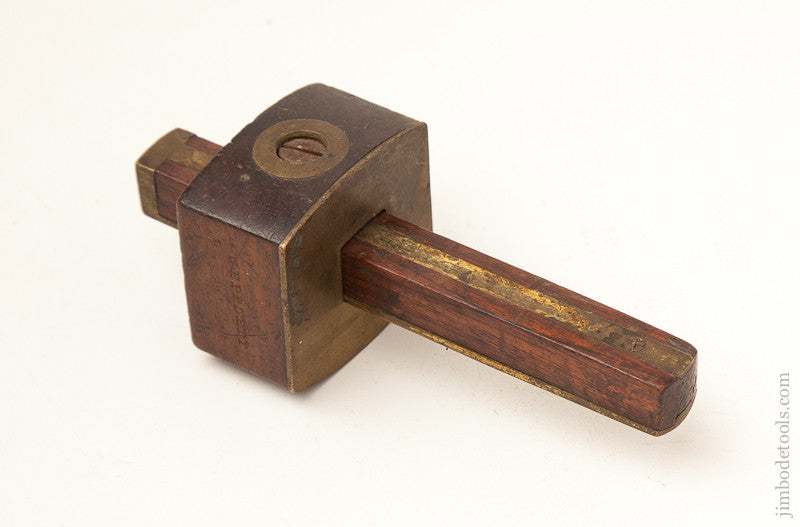 Six inch Rosewood and Brass Mortise Gauge - 71804R