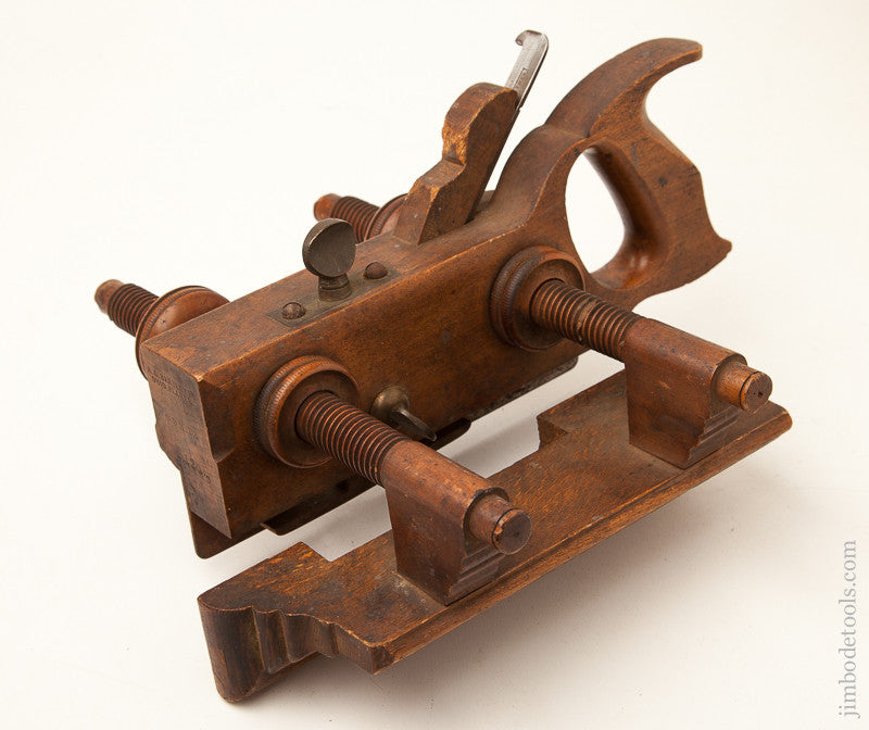 Fine Crisp A.C.BARTLETT'S OHIO PLANES Beech Plow Plane circa 1904-17