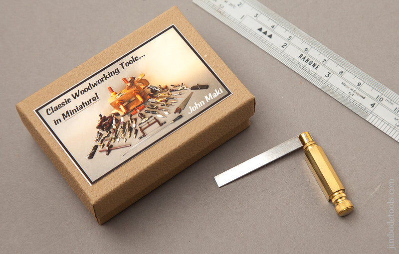 Miniature 1 7/8 inch Coach maker's Square by JOHN MAKI 2011 in Original Box 