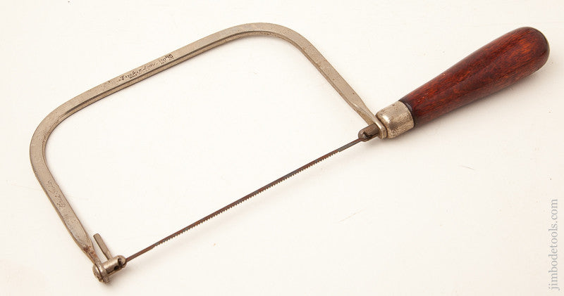 Good User Six inch PARKER LINE No. 45 Coping Saw 
