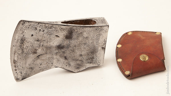 3.8 pound COLLINS COMMANDER Axe with Leather Sheath