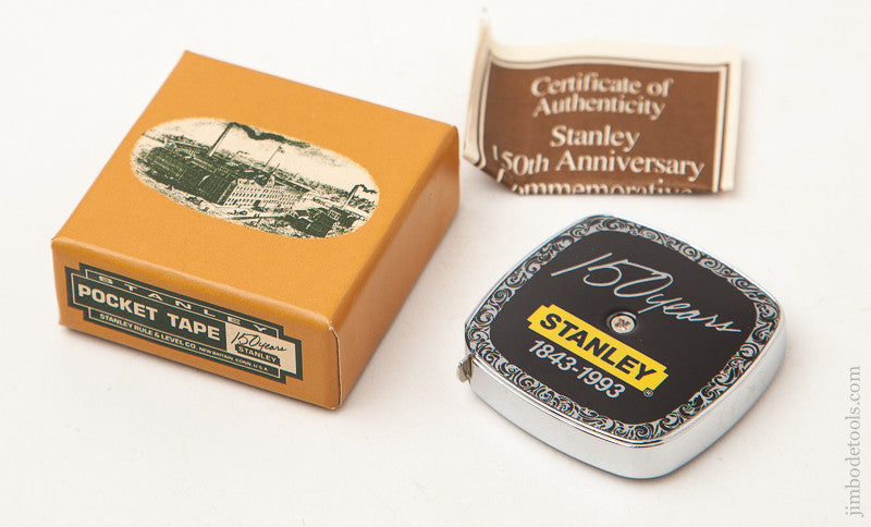 STANLEY 150th Anniversary Pocket Tape Measure MINT in its Original Box 