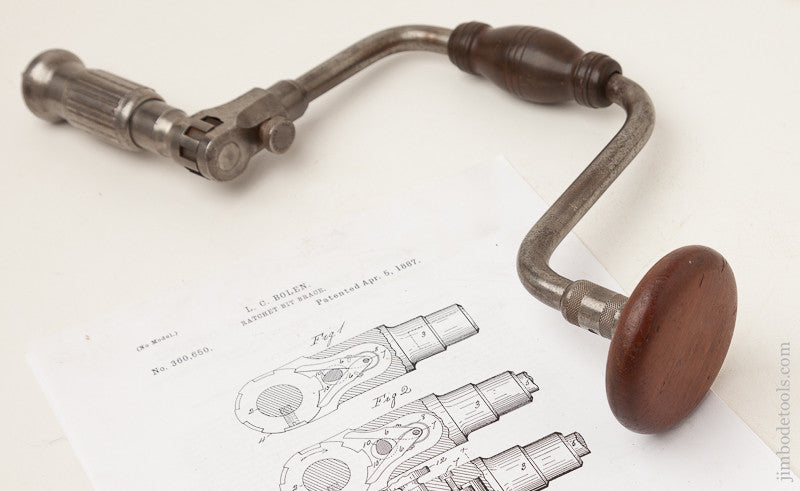  BOLEN Patent 10 inch Ratchet Brace DAVIS LEVEL & TOOL CO. 