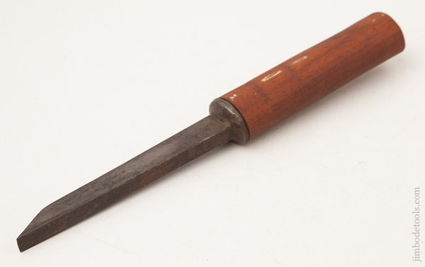 18th Century 7/16 x 12 inch P. LAW Pig Sticker Mortise Chisel