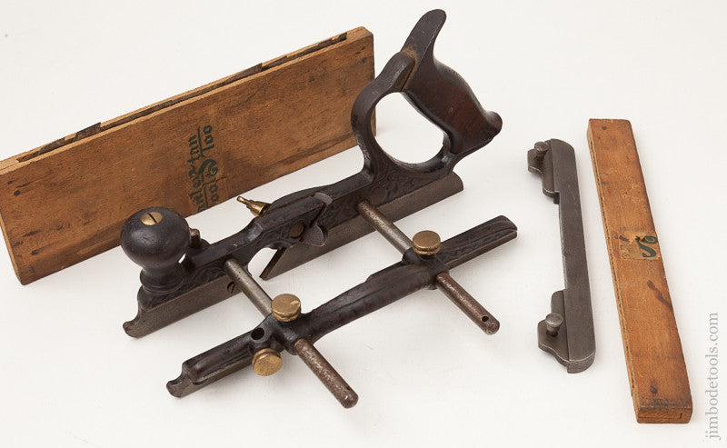 Clean, Fine, and Complete! STANLEY No. 46 Combination Plane Type 3 circa 1876-79 with Ten Cutters