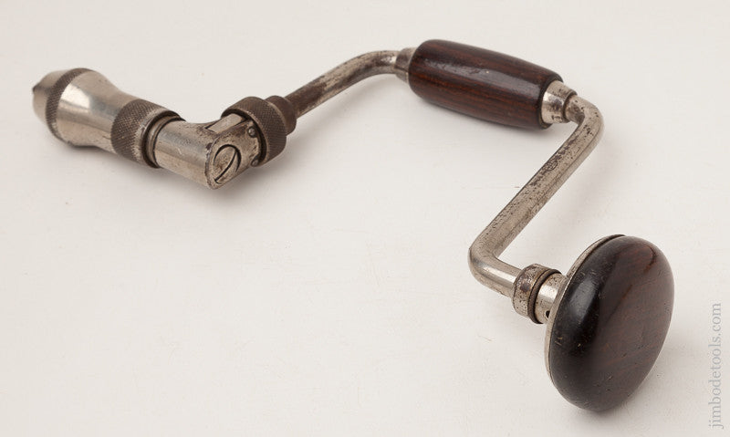 PEXTO No. 5010-Ten inch Bit Brace with Rosewood Handles