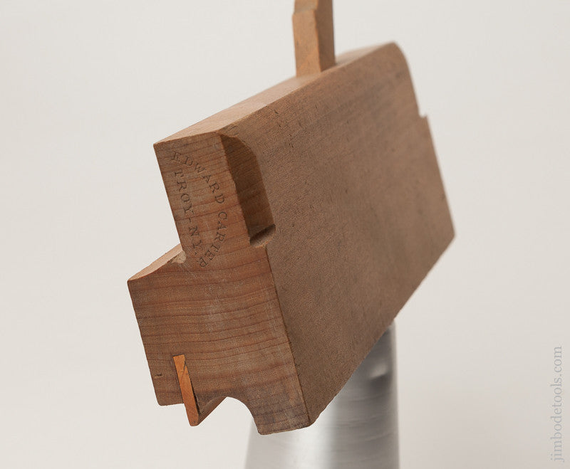 3/4 inch Molding Plane by EDWARD CARTER TROY NY circa 1854-97 EXTRA FINE