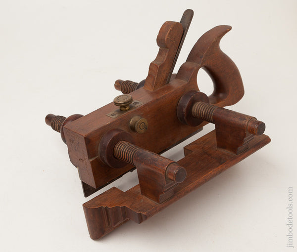 Beech and Boxwood Plow Plane by CASEY, CLARK & CO Auburn NY circa 1858-64