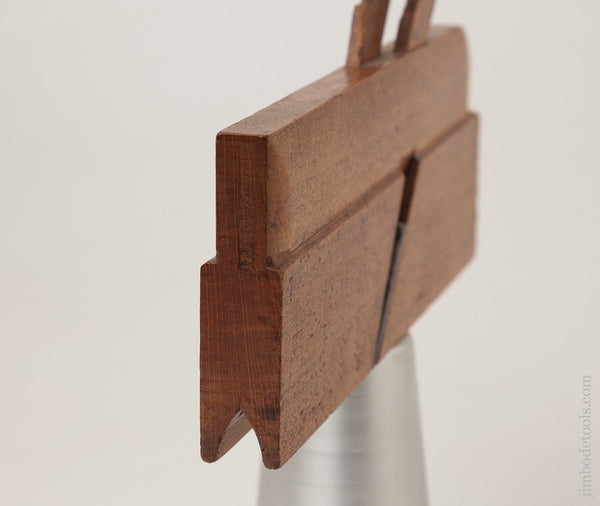 Double-Iron 5/8 Gothic Bead Molding Plane by REED Utica NY circa 1820-94 