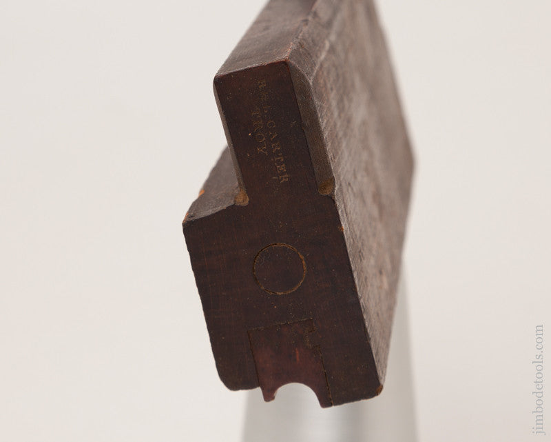 1 1/2 inch Side Bead Molding Plane by R&L CARTER TROY NY circa 1835-46 GOOD+