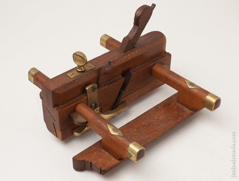 Sash Filletster Plane by J. MILLER 73 CLAYTON ST Newcastle-Upon-Tyne circa 1855-75 FINE 