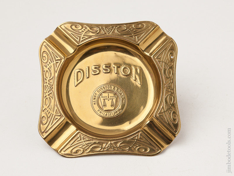 MINT 5 1/4 inch Brass DISSTON Ashtray 