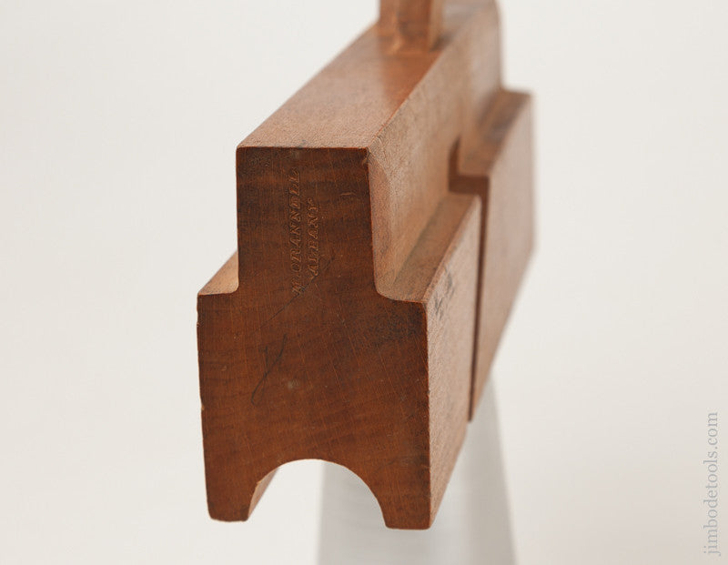 Crisp & Fine! 1 1/4 inch Nosing Plane by M. CRANNELL ALBANY circa 1843-78