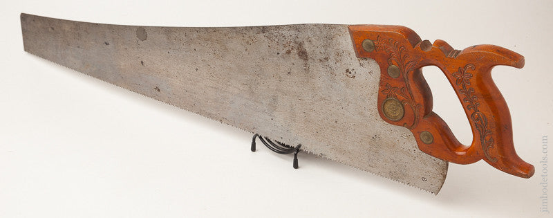 NEAR NEW! 9 point 26 inch Crosscut ATKINS No. 5 Hand Saw EXTRA FINE!