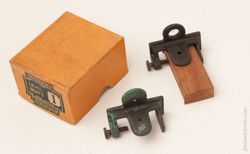 STANLEY No. One Level Sights MINT in Original Box
