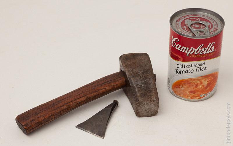 RARE 28 ounce Filemaker's Dog Head Stitching Hammer with Filemaker's Chisel - 72039