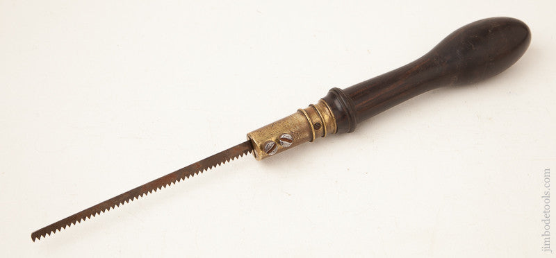 Ebony and Brass Pad Saw 